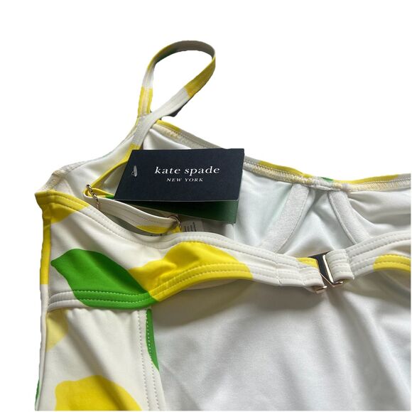 KATE SPADE Lemon toss / sea star One Piece Swimsuit  underwire white NWT Medium - Picture 3 of 9